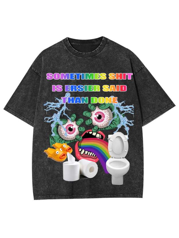 Shit Washed Tshirt-ClassyOutlaw