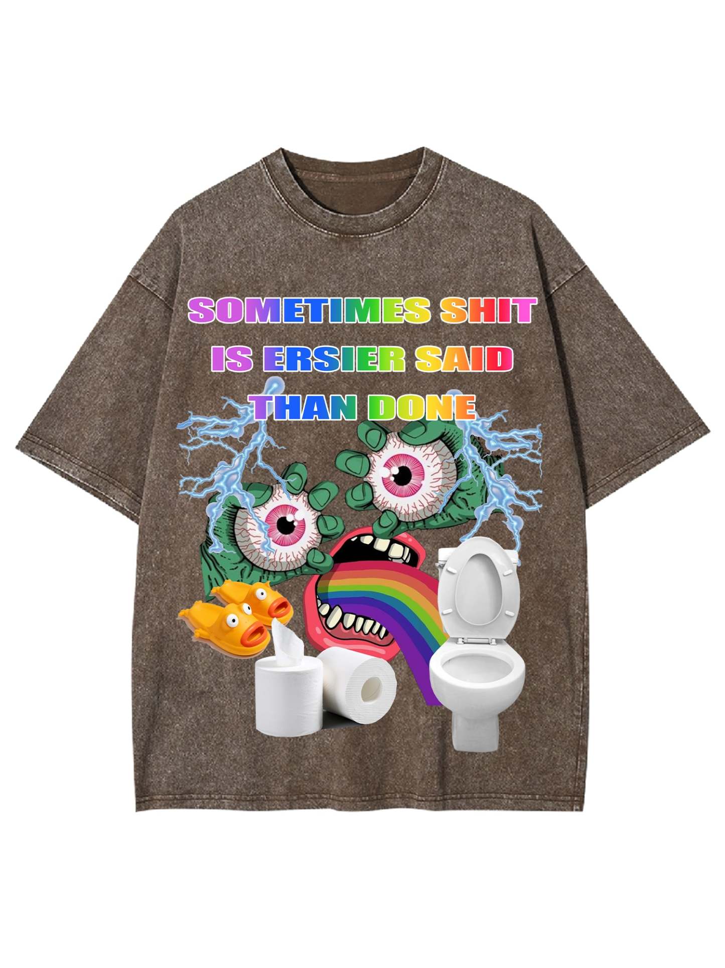 Shit Washed Tshirt-ClassyOutlaw