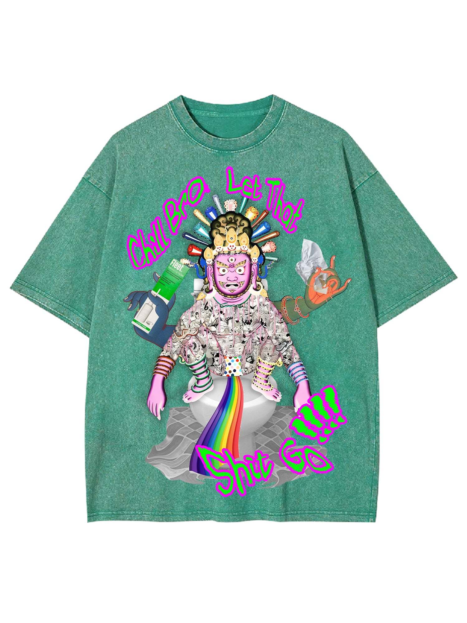 Shit Go Washed Tshirt-ClassyOutlaw