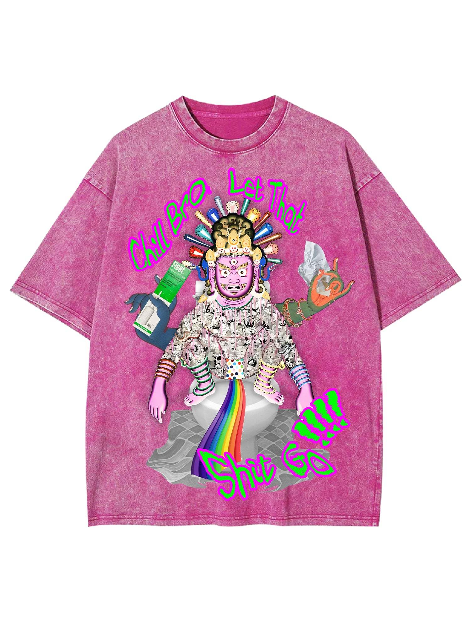 Shit Go Washed Tshirt-ClassyOutlaw