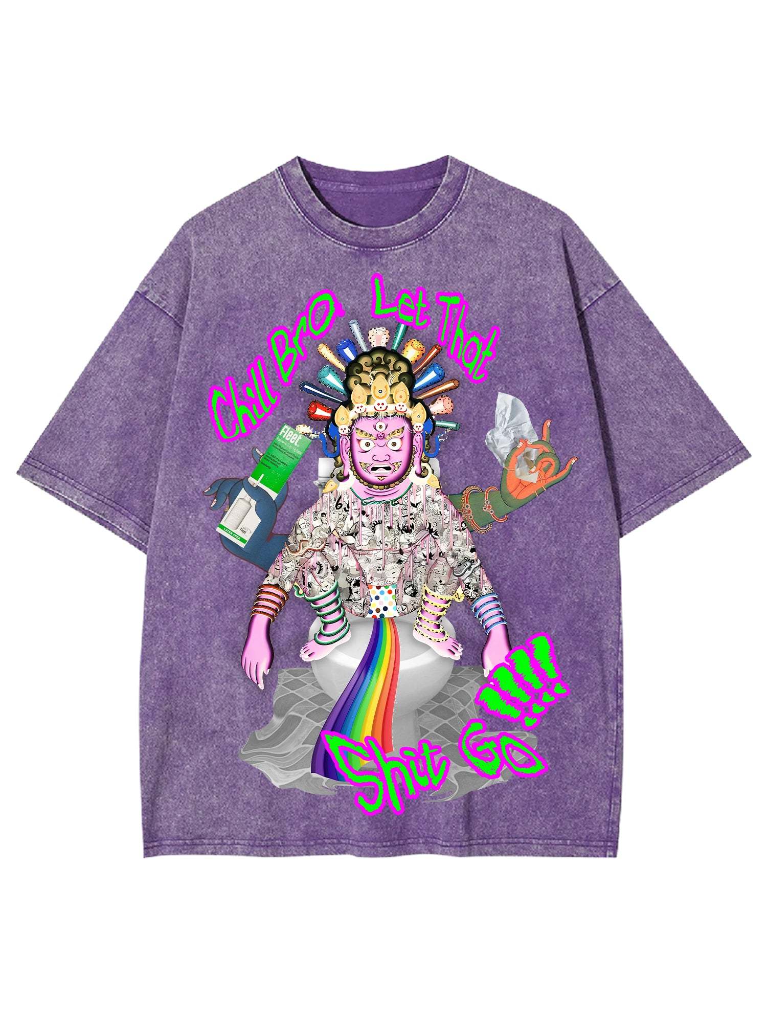 Shit Go Washed Tshirt-ClassyOutlaw