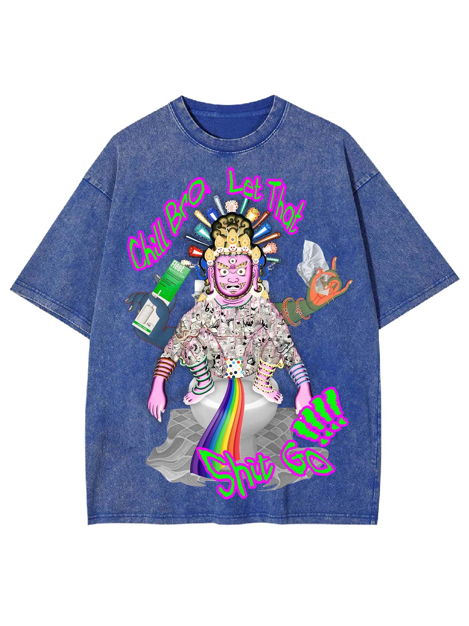 Shit Go Washed Tshirt-ClassyOutlaw