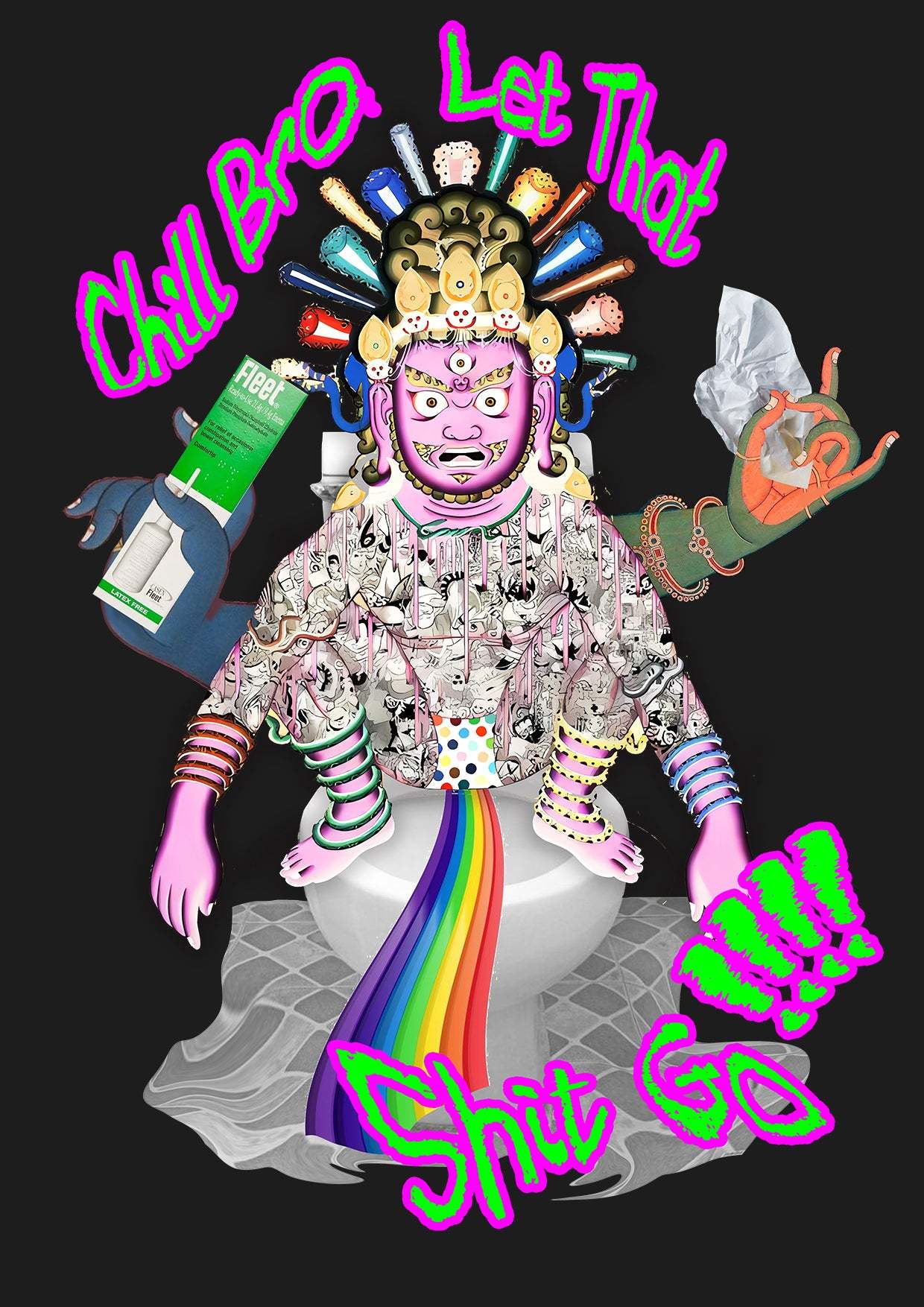 Shit Go Washed Tshirt-ClassyOutlaw