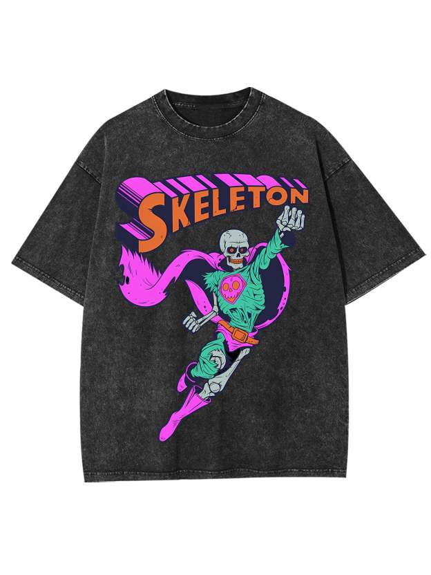 Super Villain From Hell Washed Tshirt