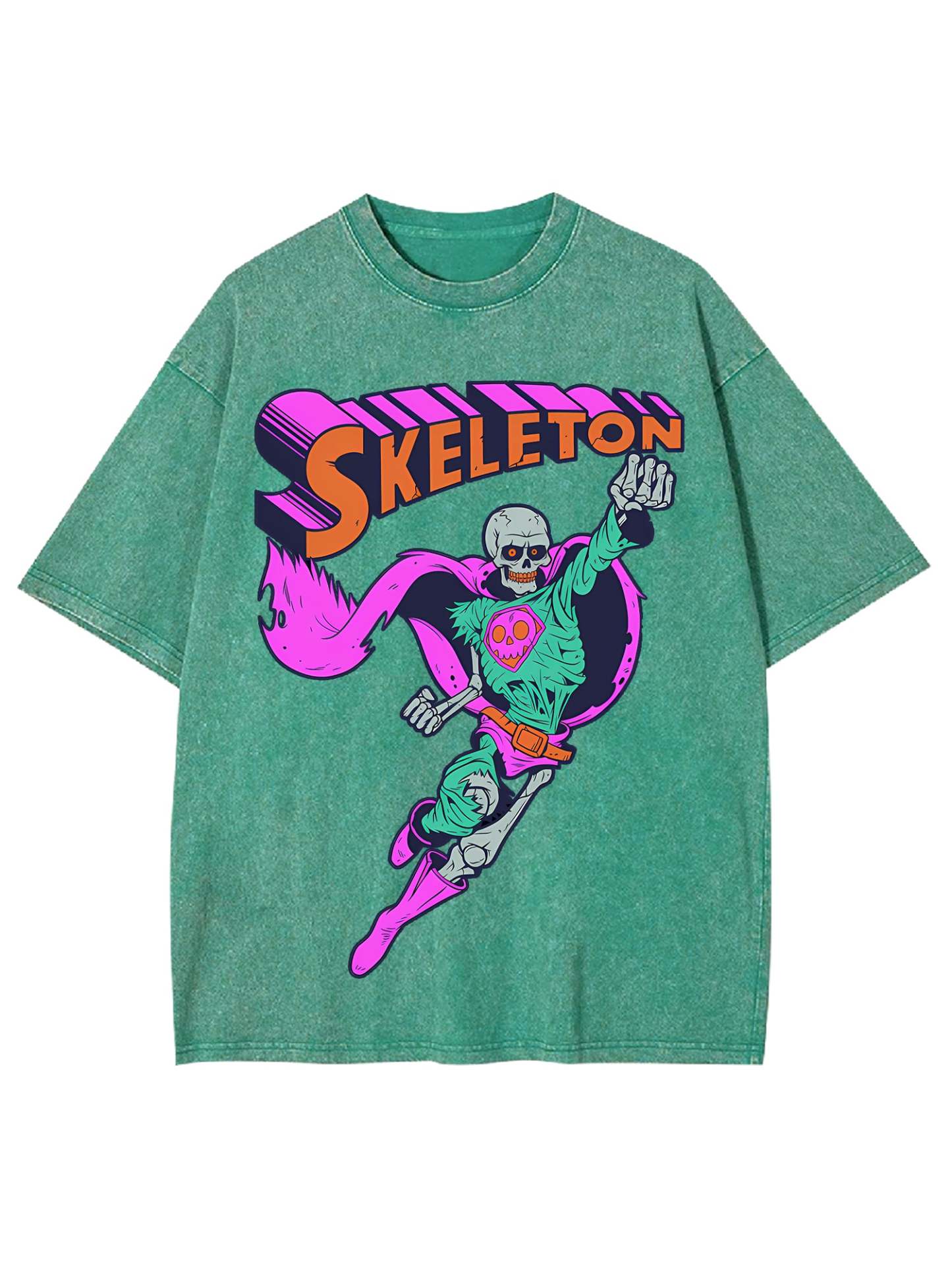 Super Villain From Hell Washed Tshirt