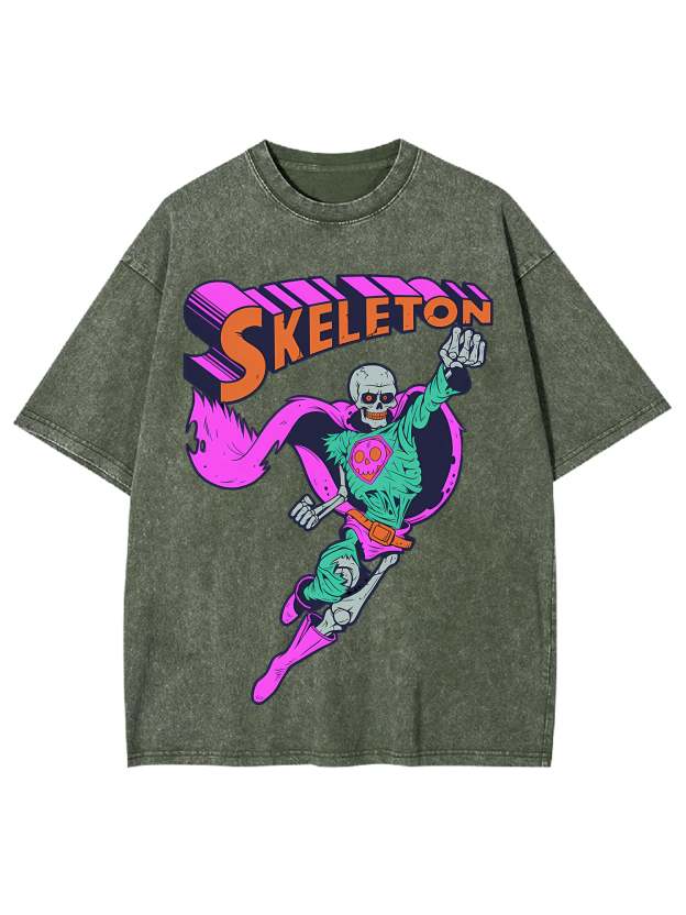 Super Villain From Hell Washed Tshirt