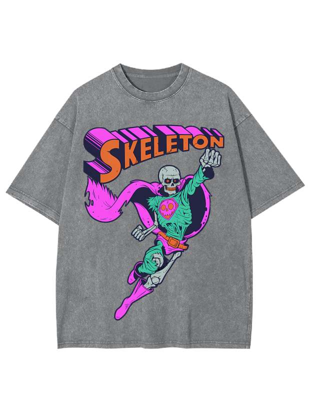 Super Villain From Hell Washed Tshirt