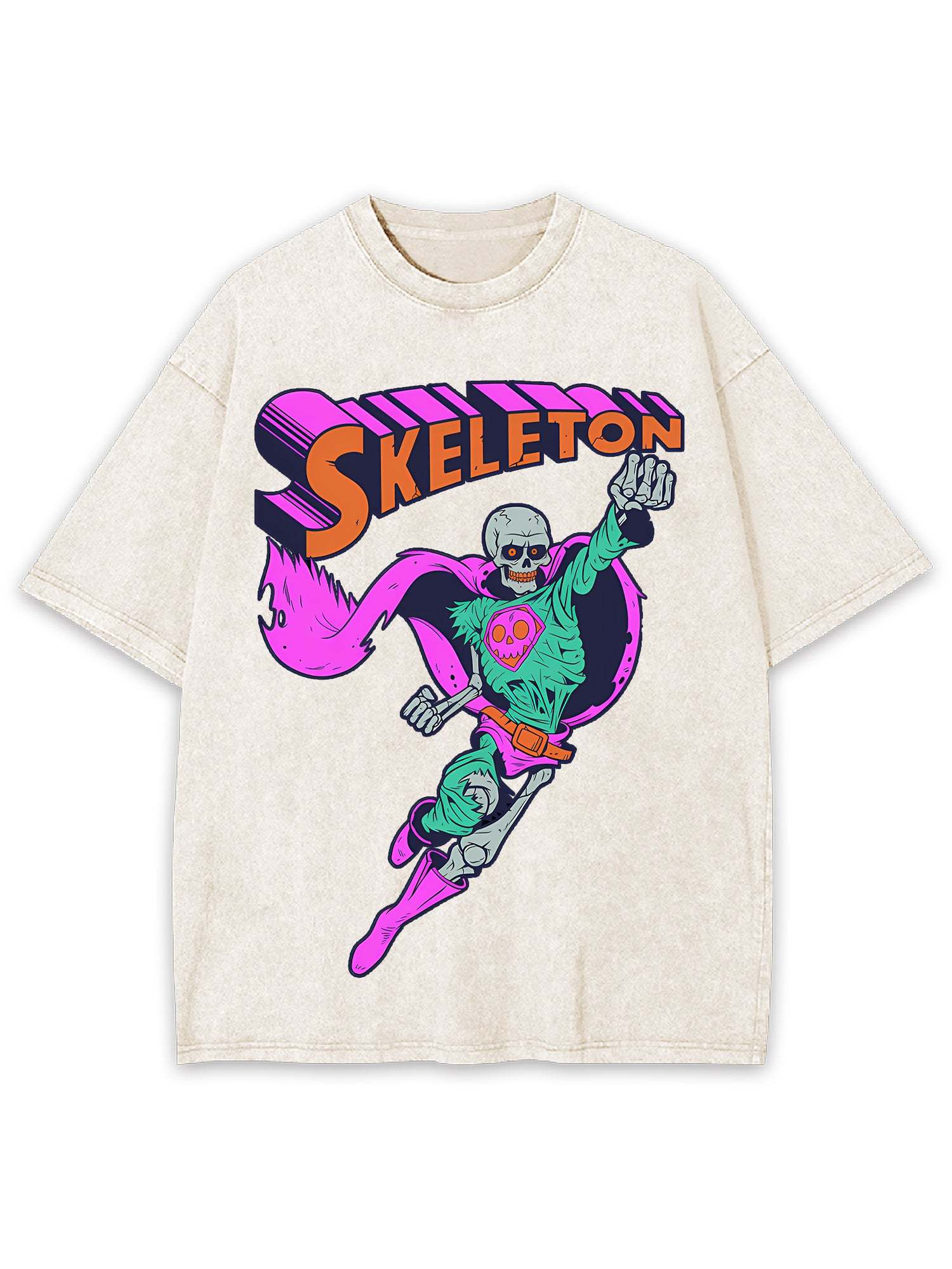 Super Villain From Hell Washed Tshirt-ClassyOutlaw Sale