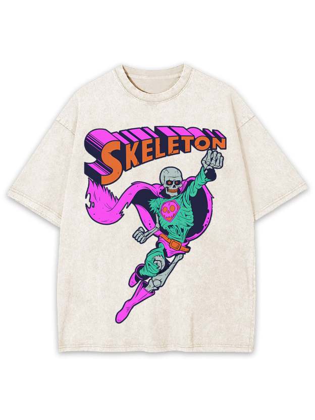 Super Villain From Hell Washed Tshirt