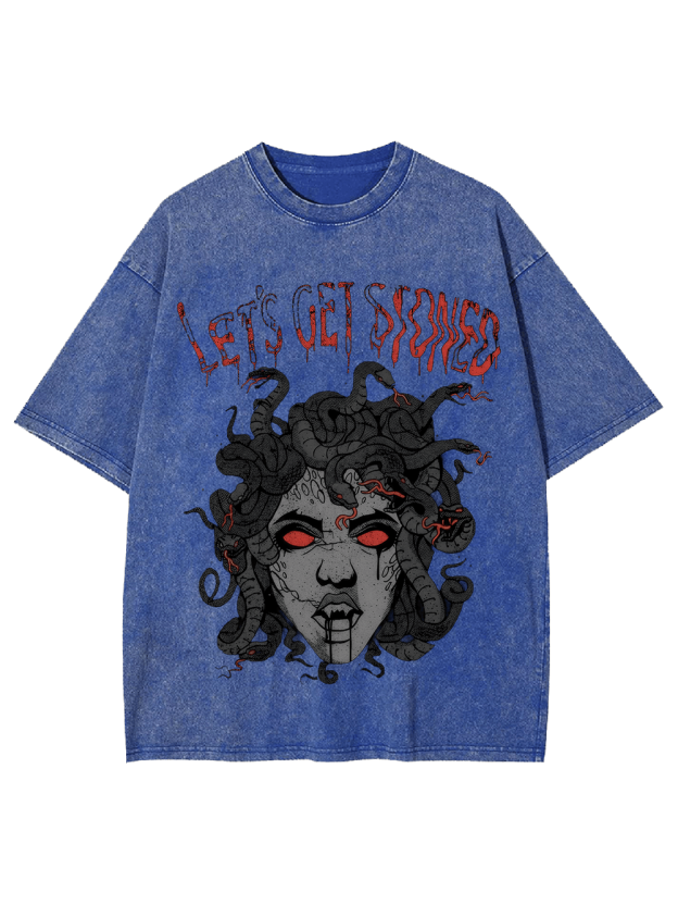 Lets Get Stoned Washed Tshirt