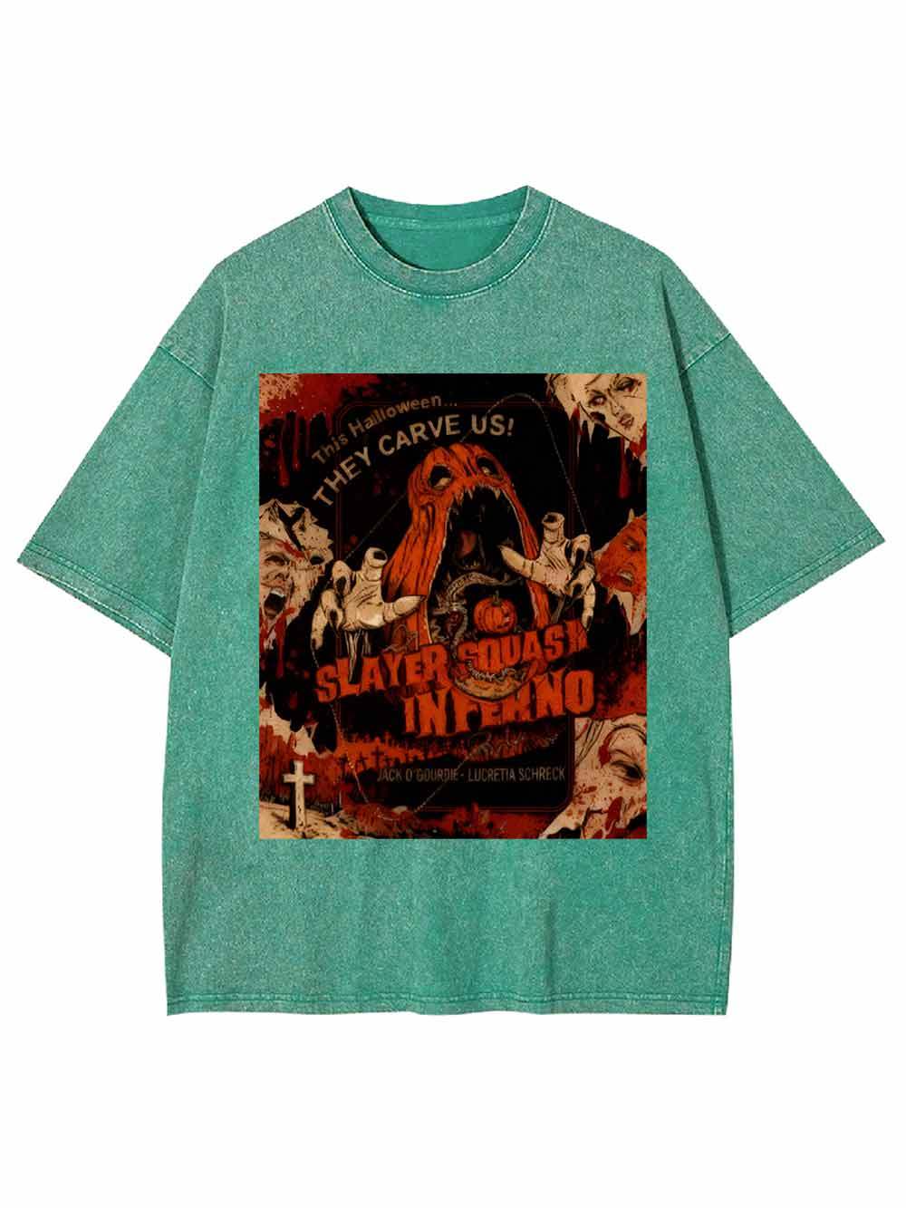Slayer Squash Inferno Washed Tshirt