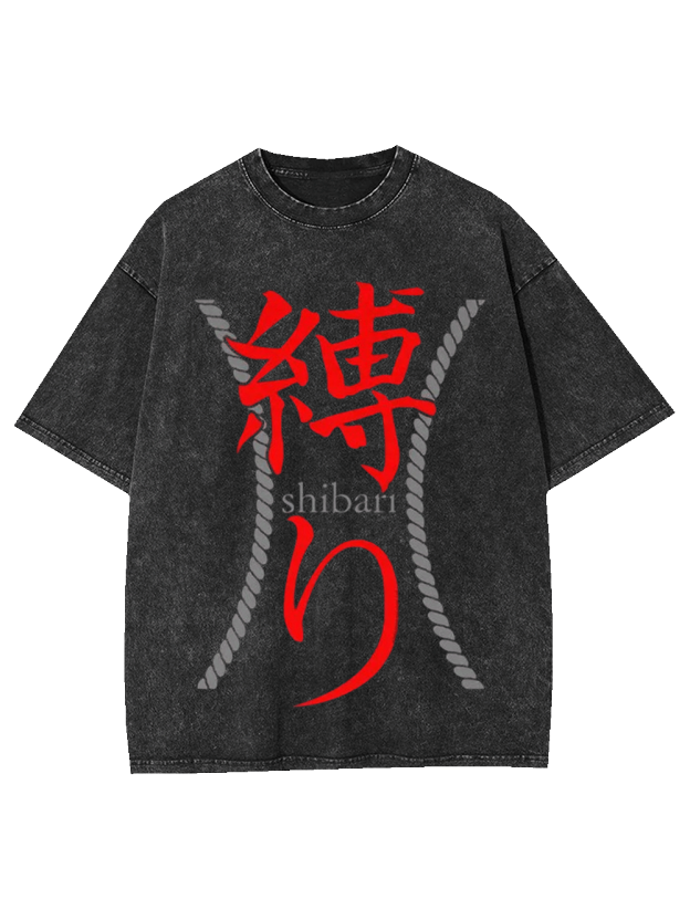 Shibari Kanji Washed Tshirt