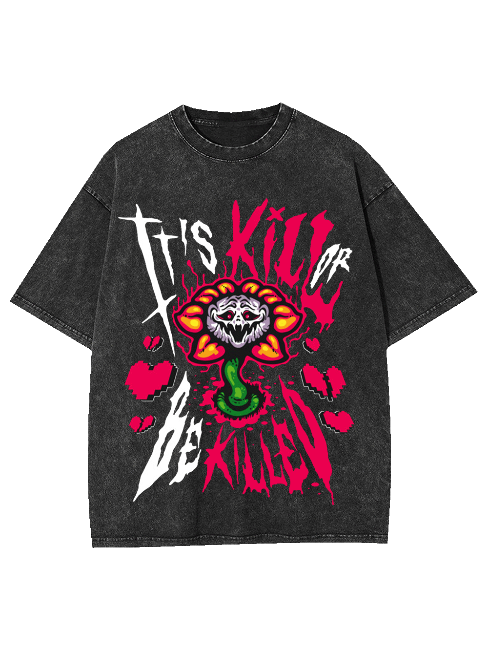 Kill Or Be Killed Washed Tshirt