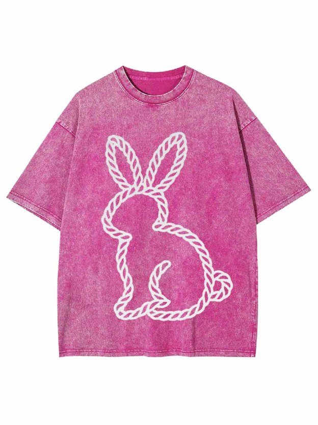 Knot Rabbit Washed Tshirt