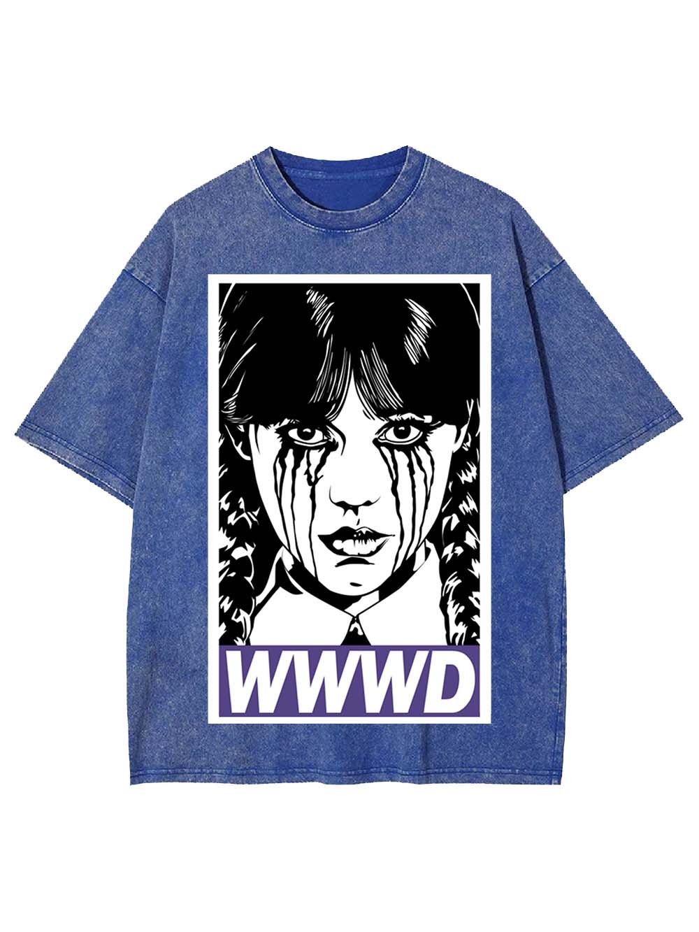 Braided Girl Washed Tshirt