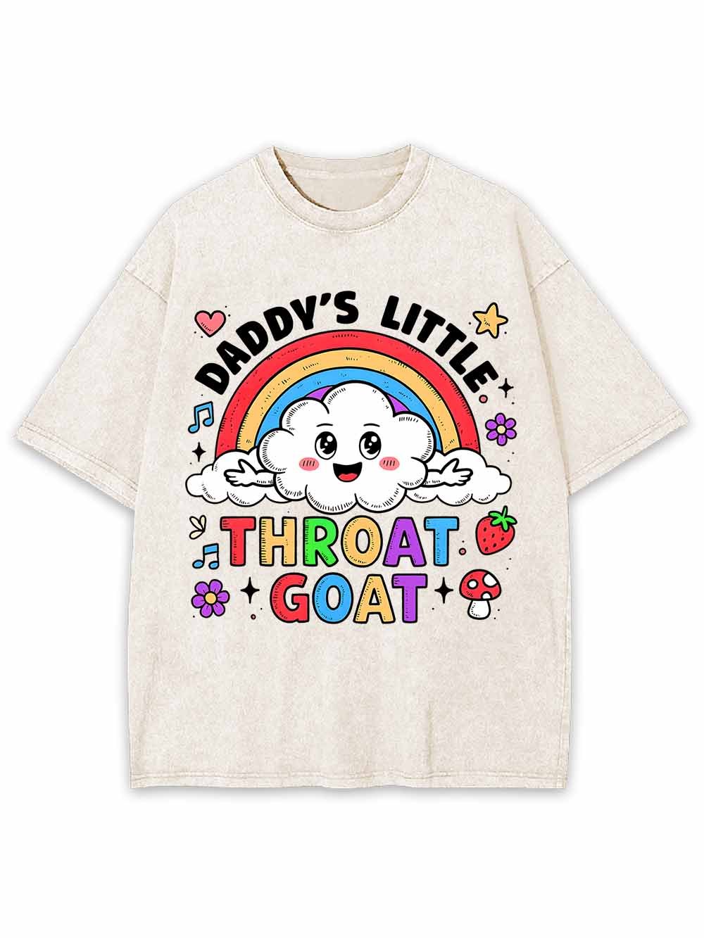 Throat Goat Washed Tshirt
