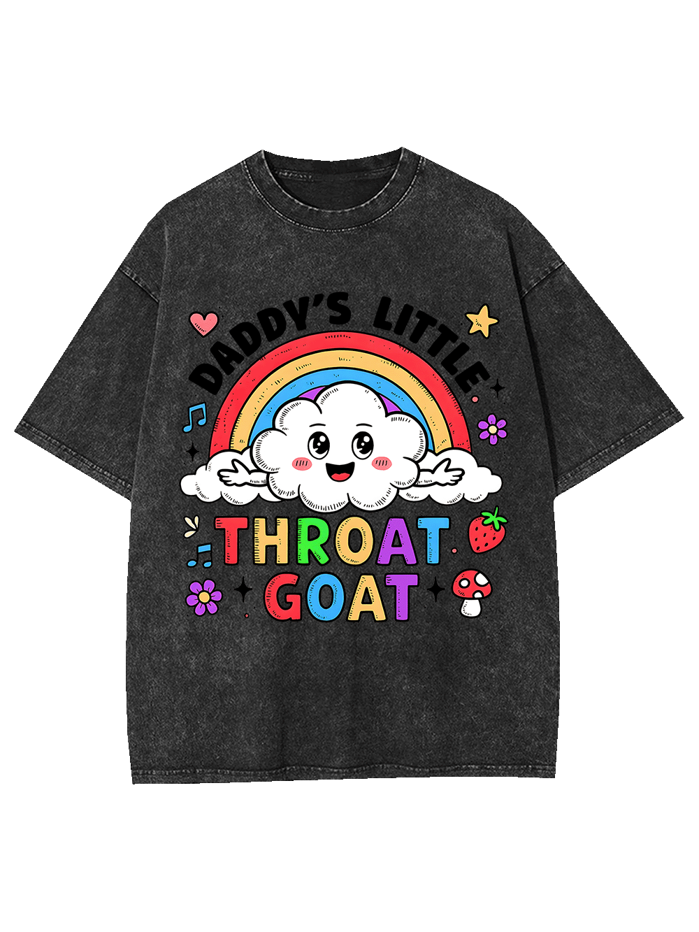 Throat Goat Washed Tshirt