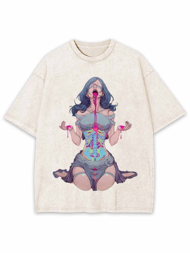 Anatomy Girl Washed Tshirt