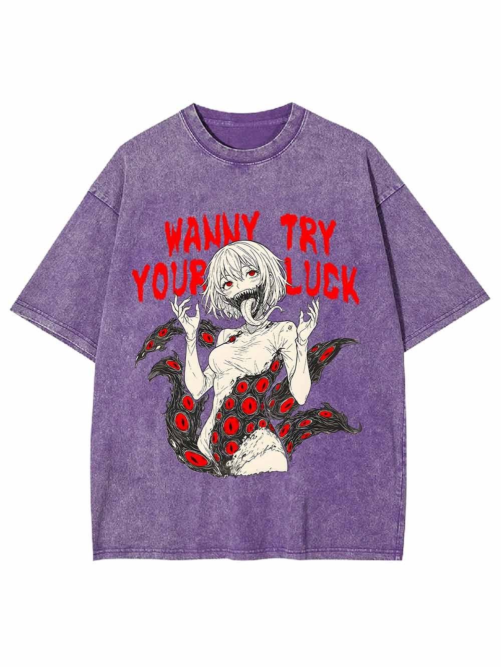 Wanna Try Your Luck Washed Tshirt