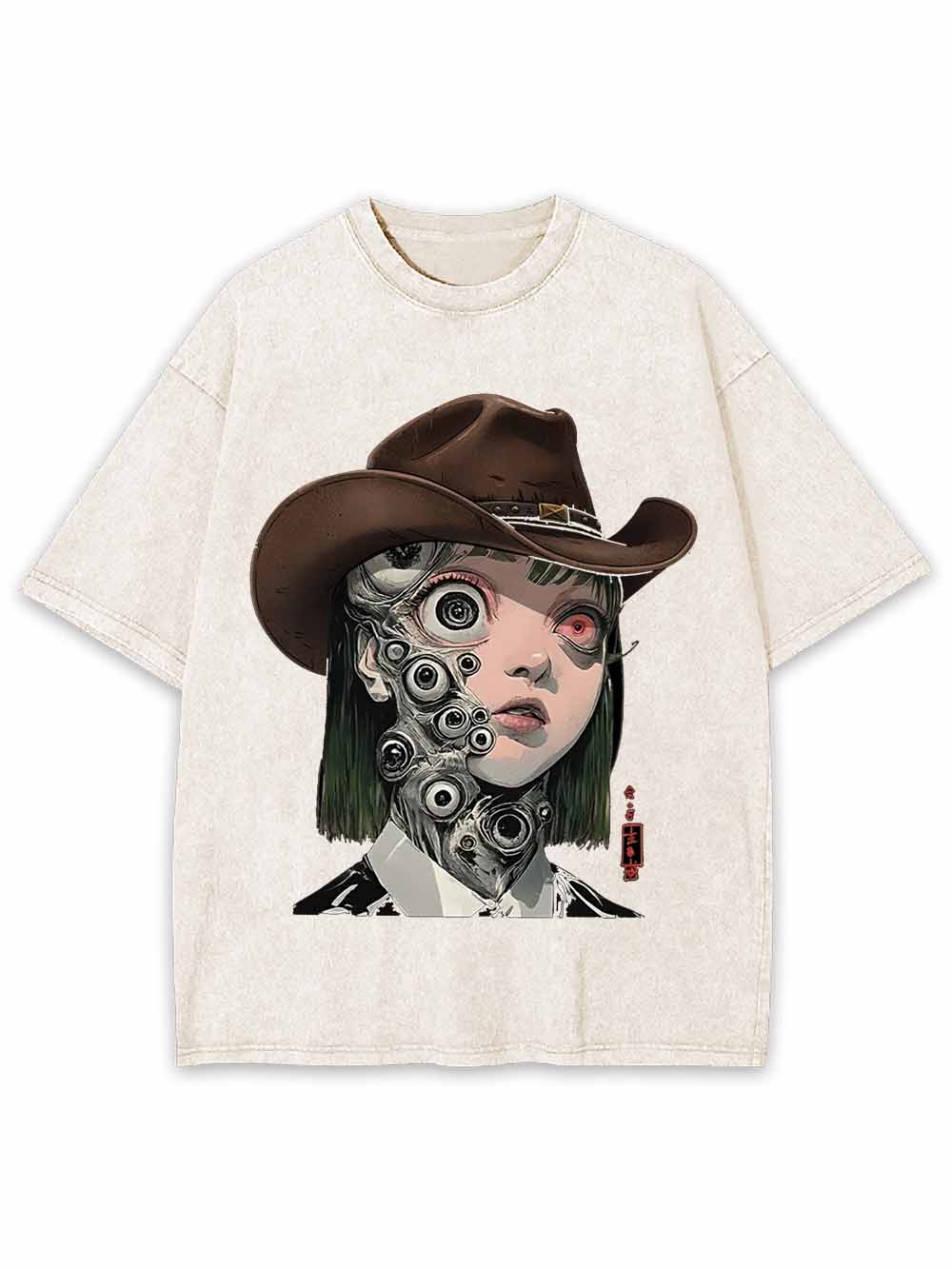 Cyber Cowboy Washed Tshirt