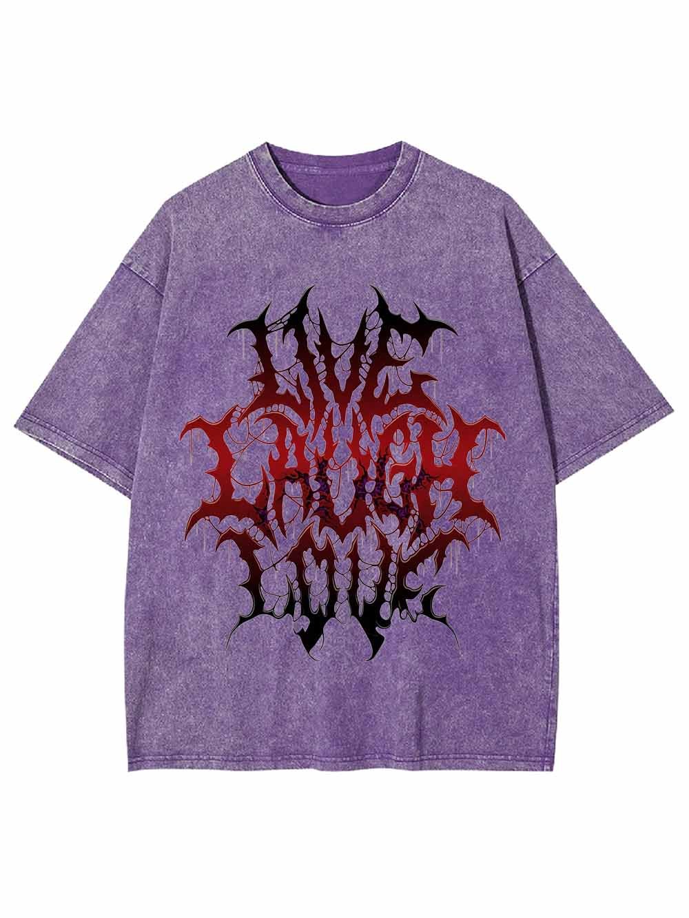 Live Laugh Love Washed Tshirt