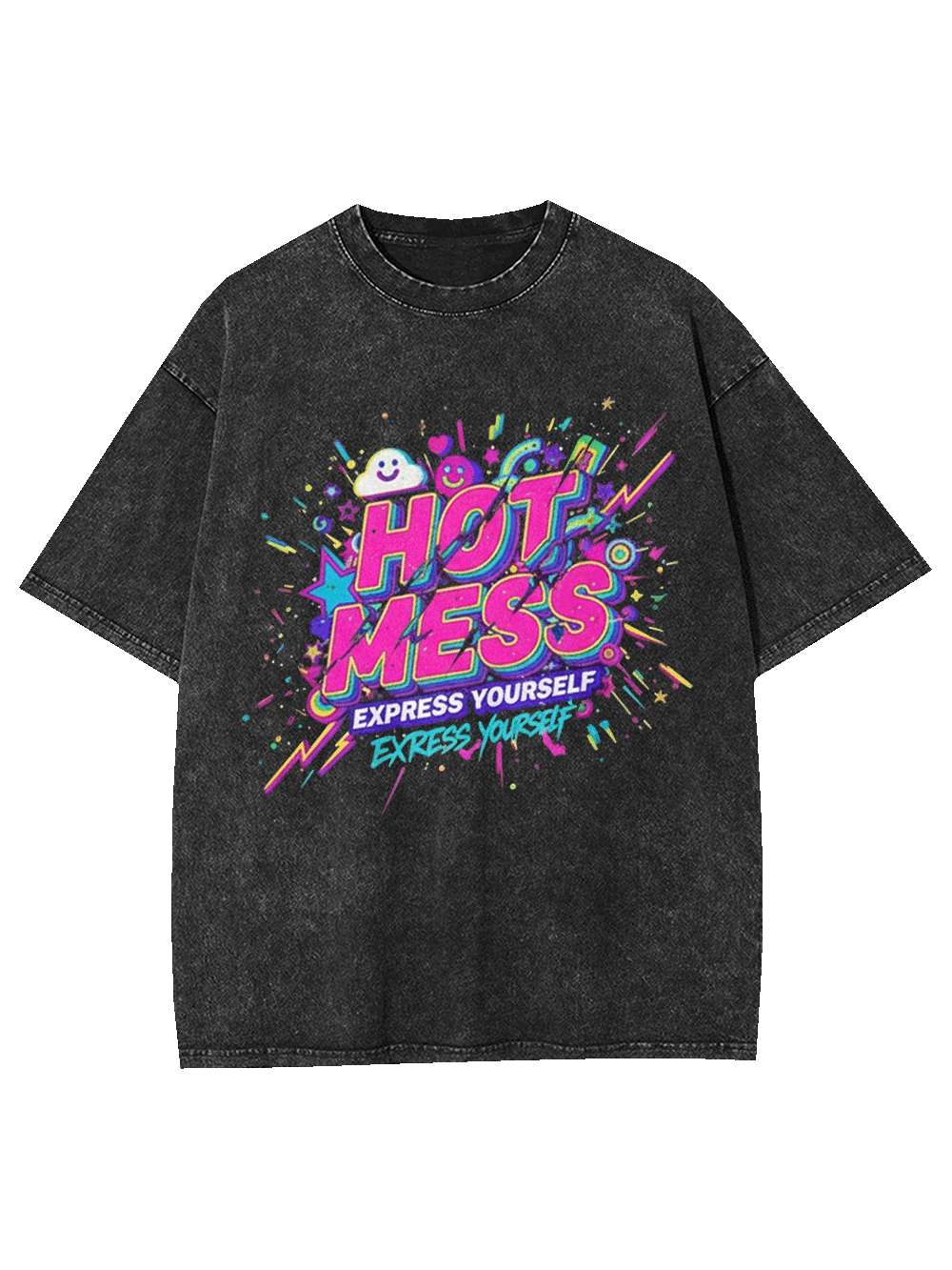 Hot Mess Washed Tshirt