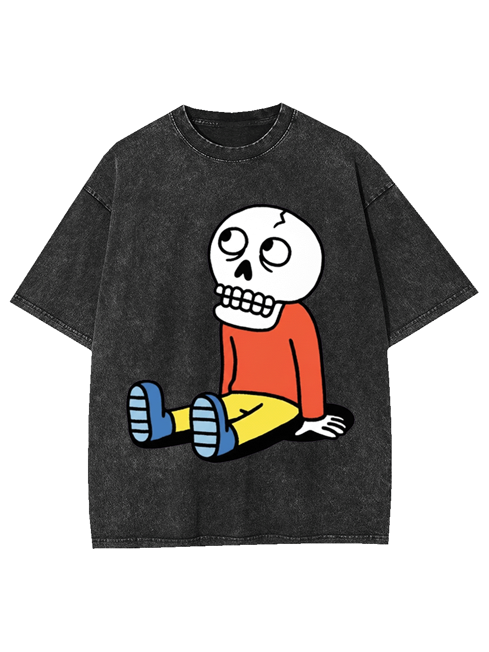 Skeleton Boy Washed Tshirt