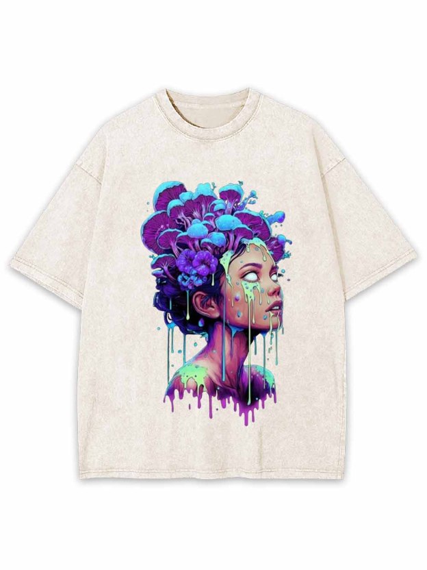 Dream Spore Goddess Washed Tshirt