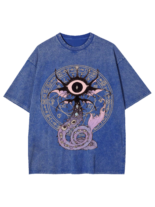 Mysterious Eye Of The Universe Washed Tshirt
