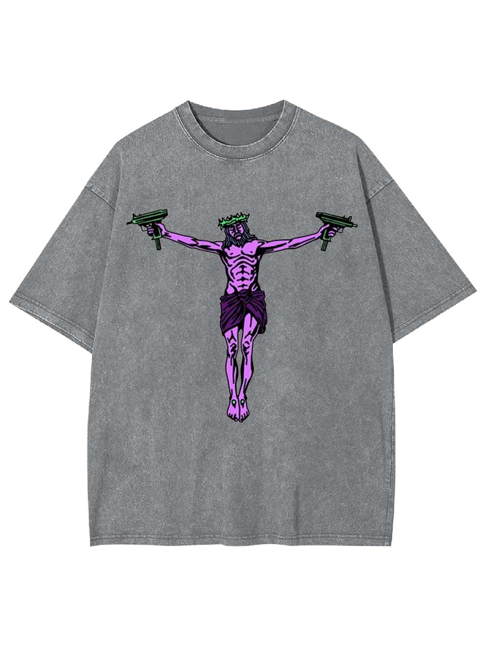 Tommy Gun Jesus Washed Tshirt