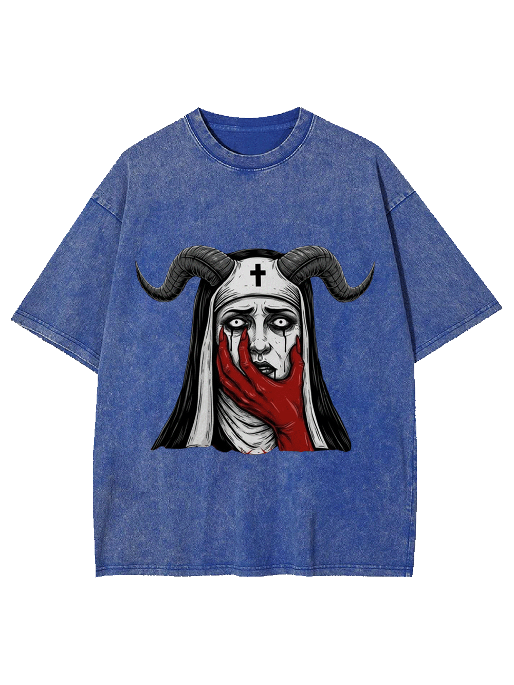 Demon Nun Washed Tshirt