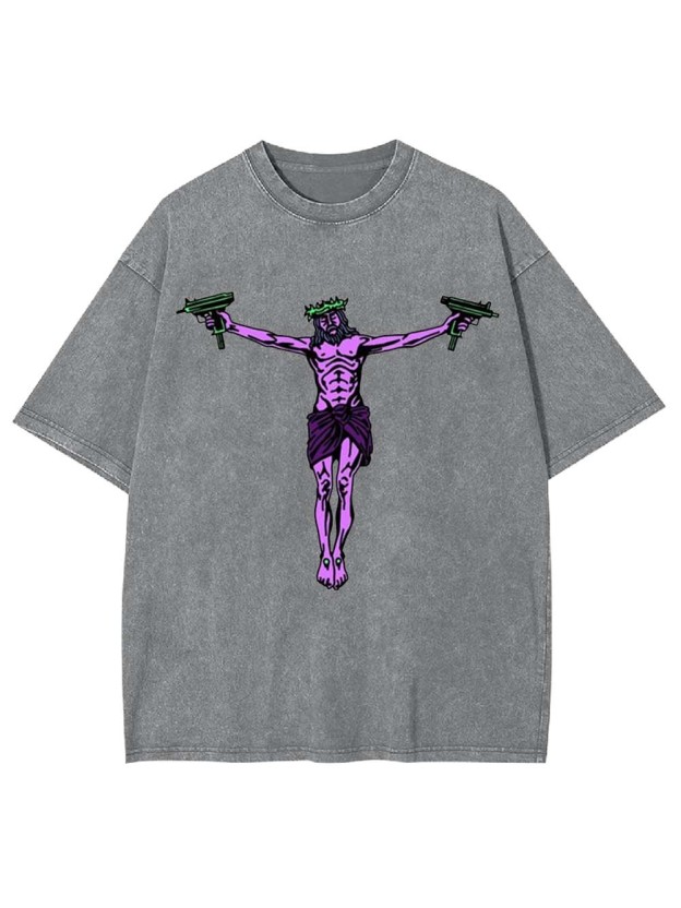 Tommy Gun Jesus Washed Tshirt