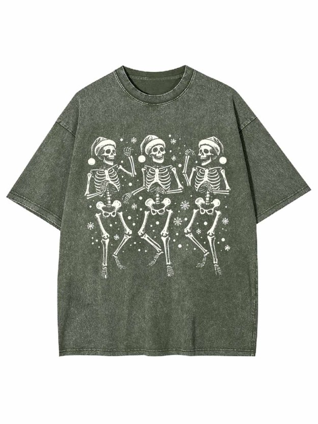 SKELETON Washed Tshirt