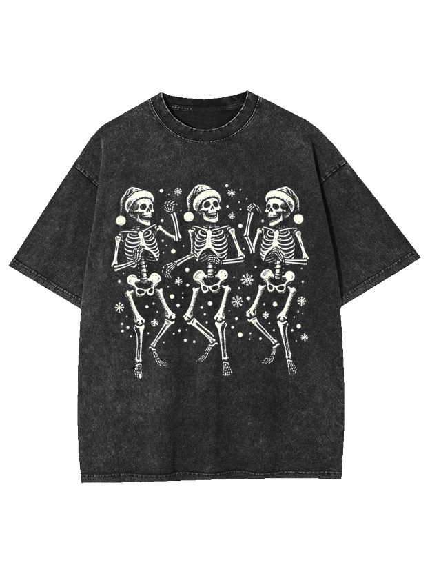 SKELETON Washed Tshirt