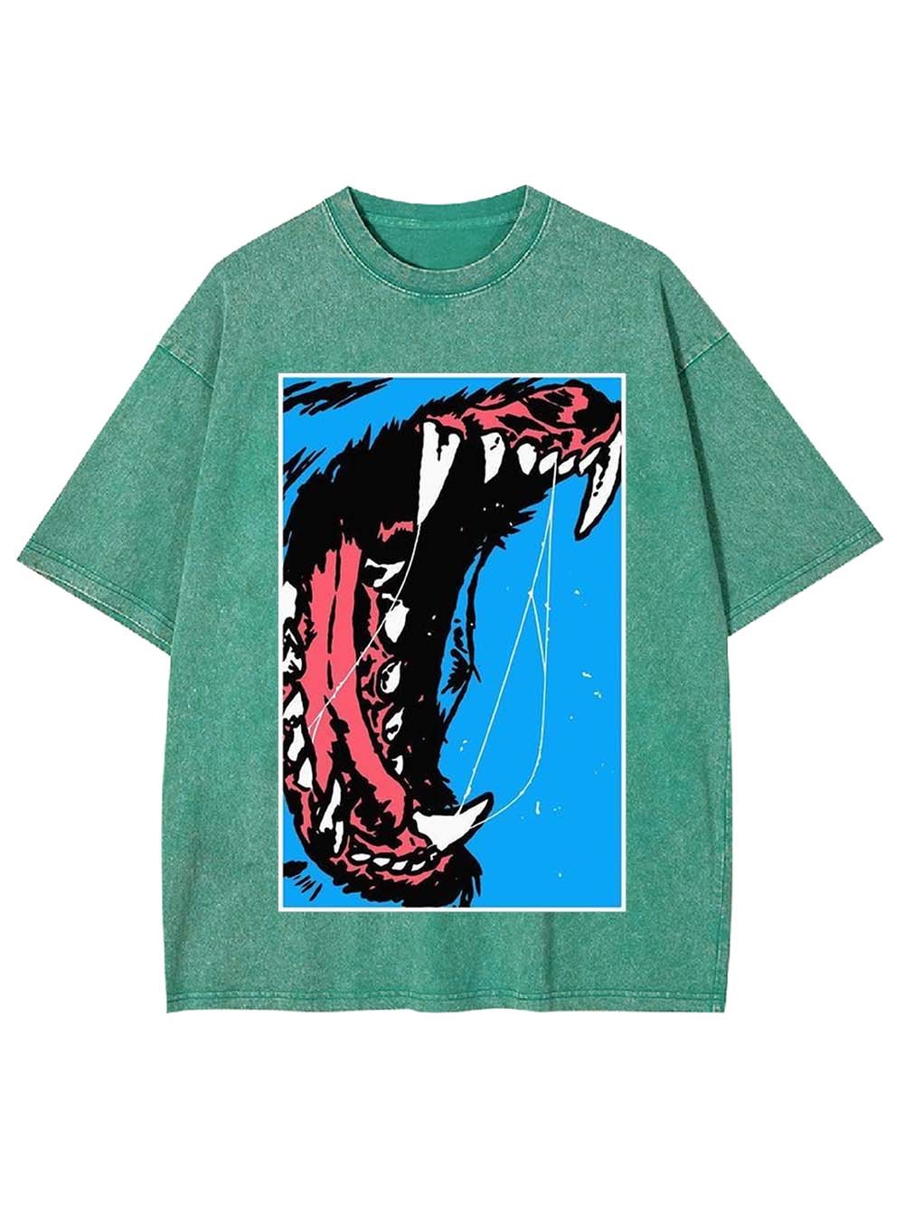 Beast Roar Washed Tshirt