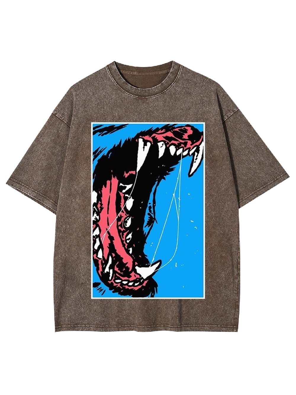 Beast Roar Washed Tshirt