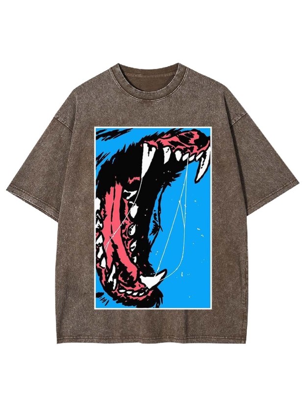 Beast Roar Washed Tshirt
