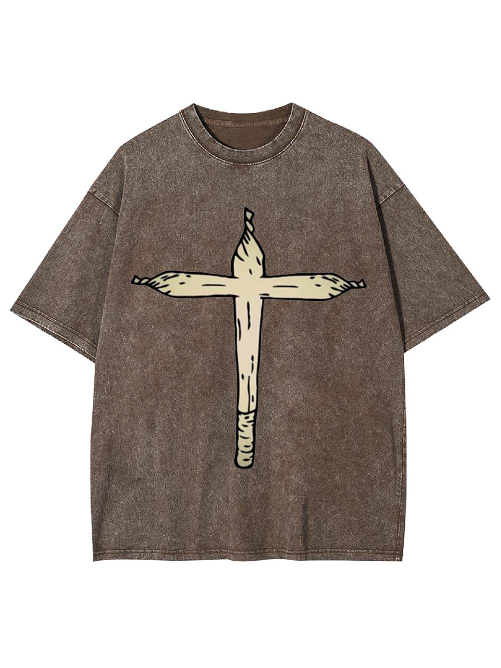 Cross Joint Washed Tshirt