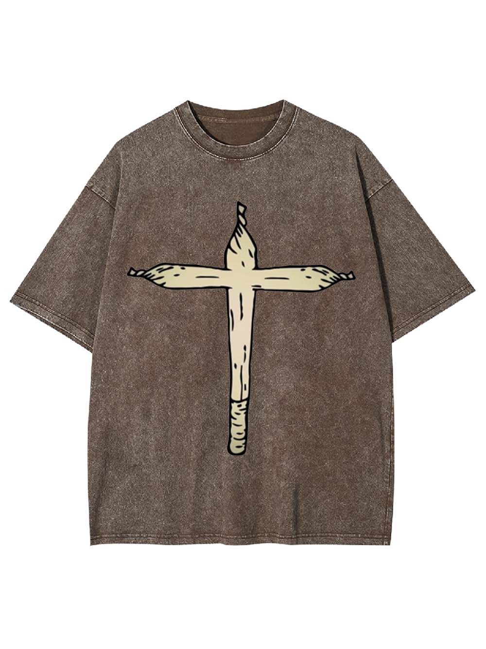 Cross Joint Washed Tshirt
