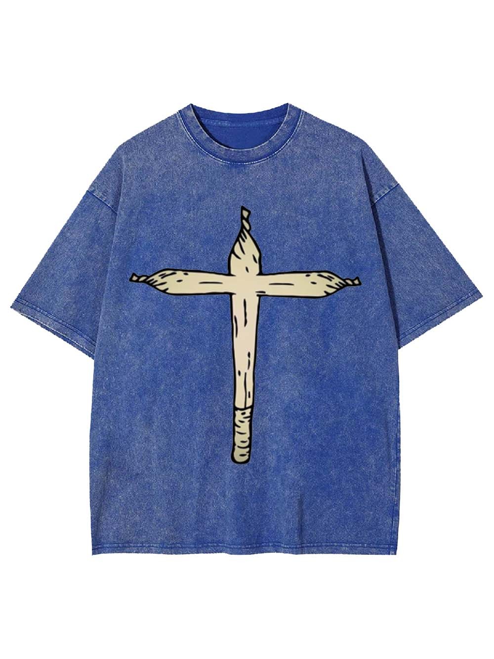 Cross Joint Washed Tshirt