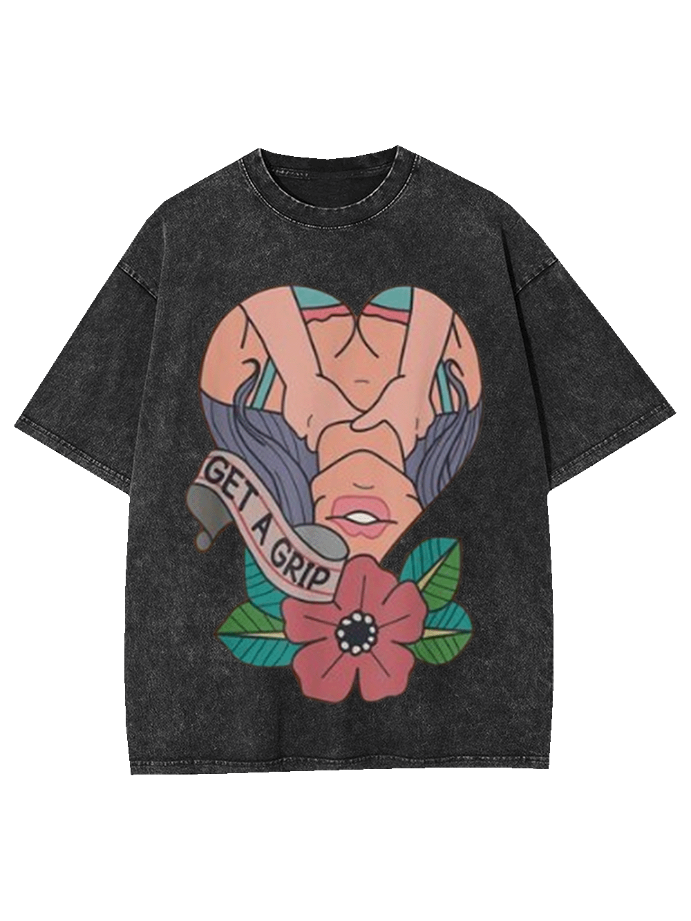 Get A Grip Washed Tshirt