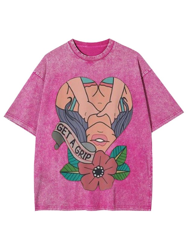 Get A Grip Washed Tshirt
