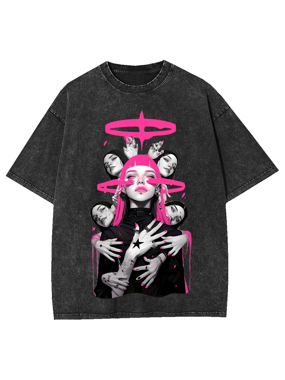 Neon Divinity Washed Tshirt