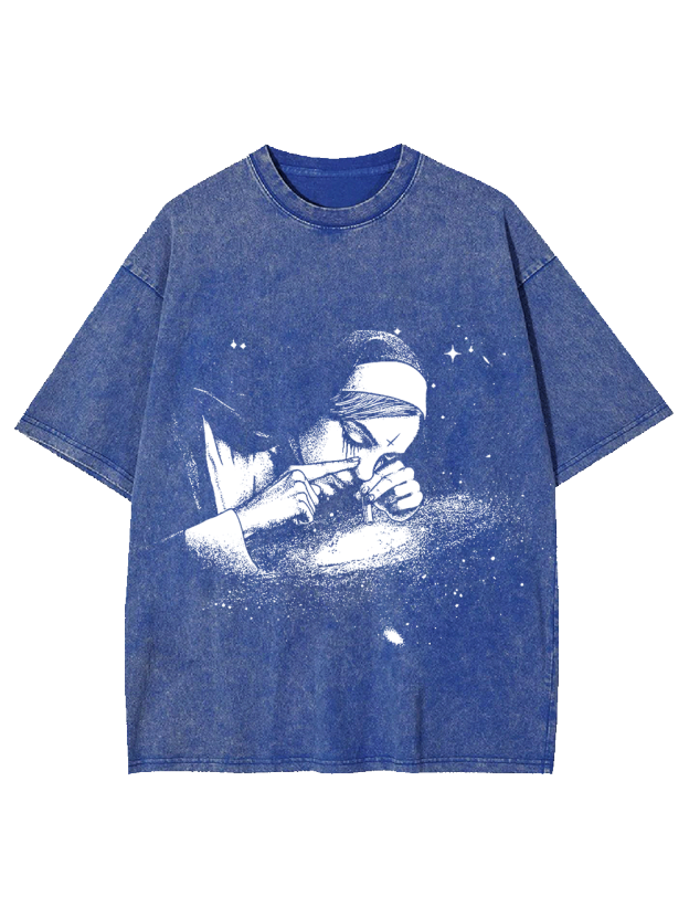 Nun Galaxy Washed Tshirt
