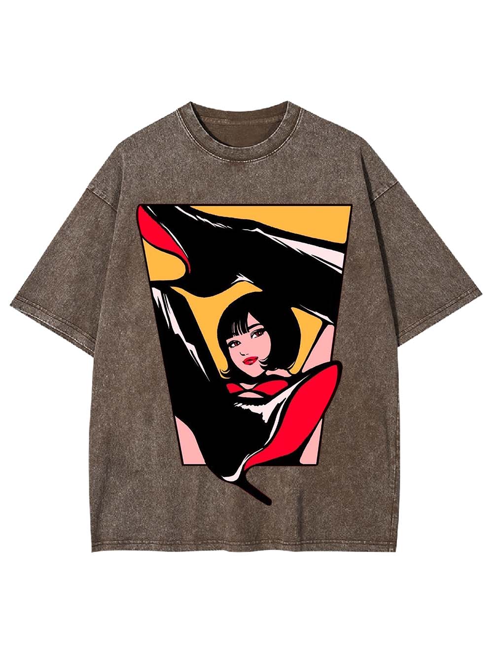 Boots Girl Washed Tshirt