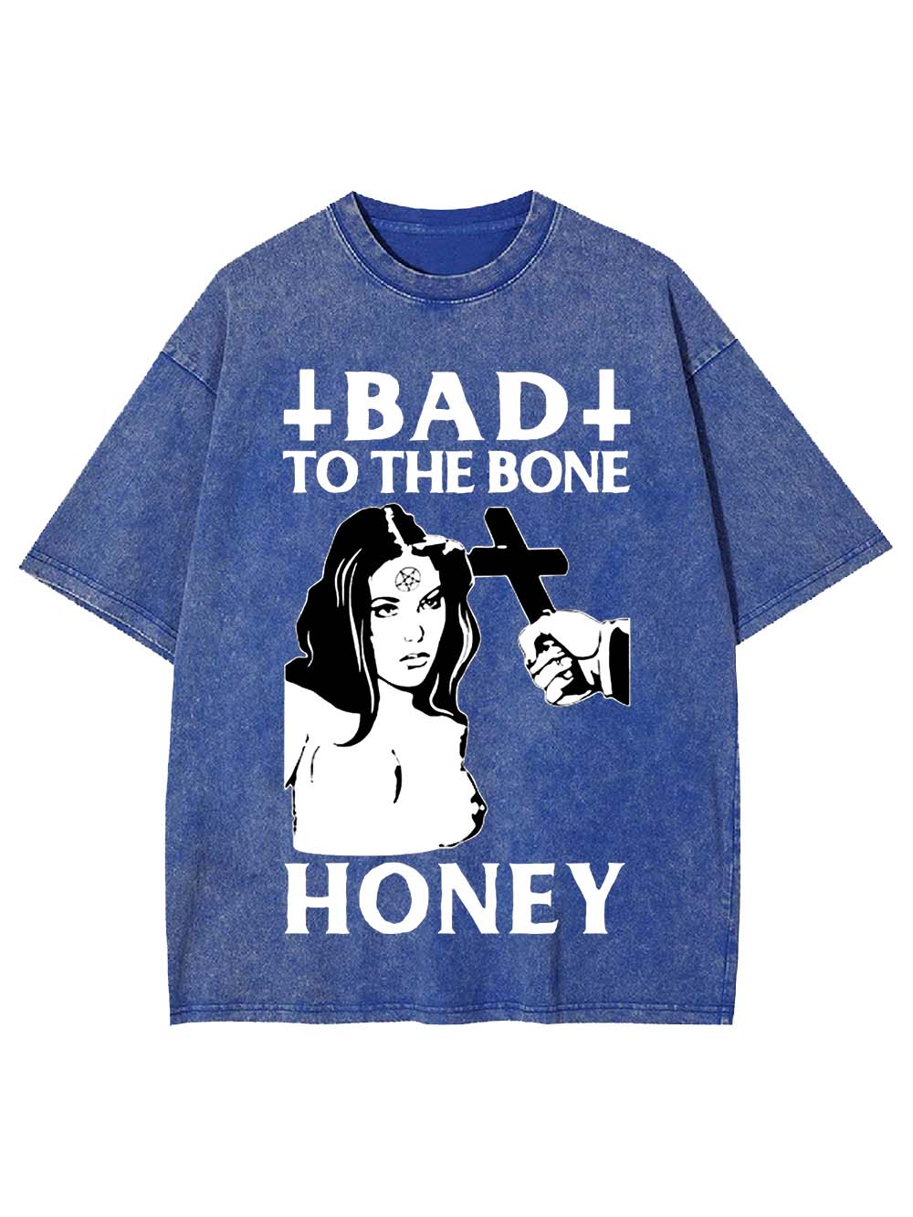 Bad To The Bone Honey Washed Tshirt