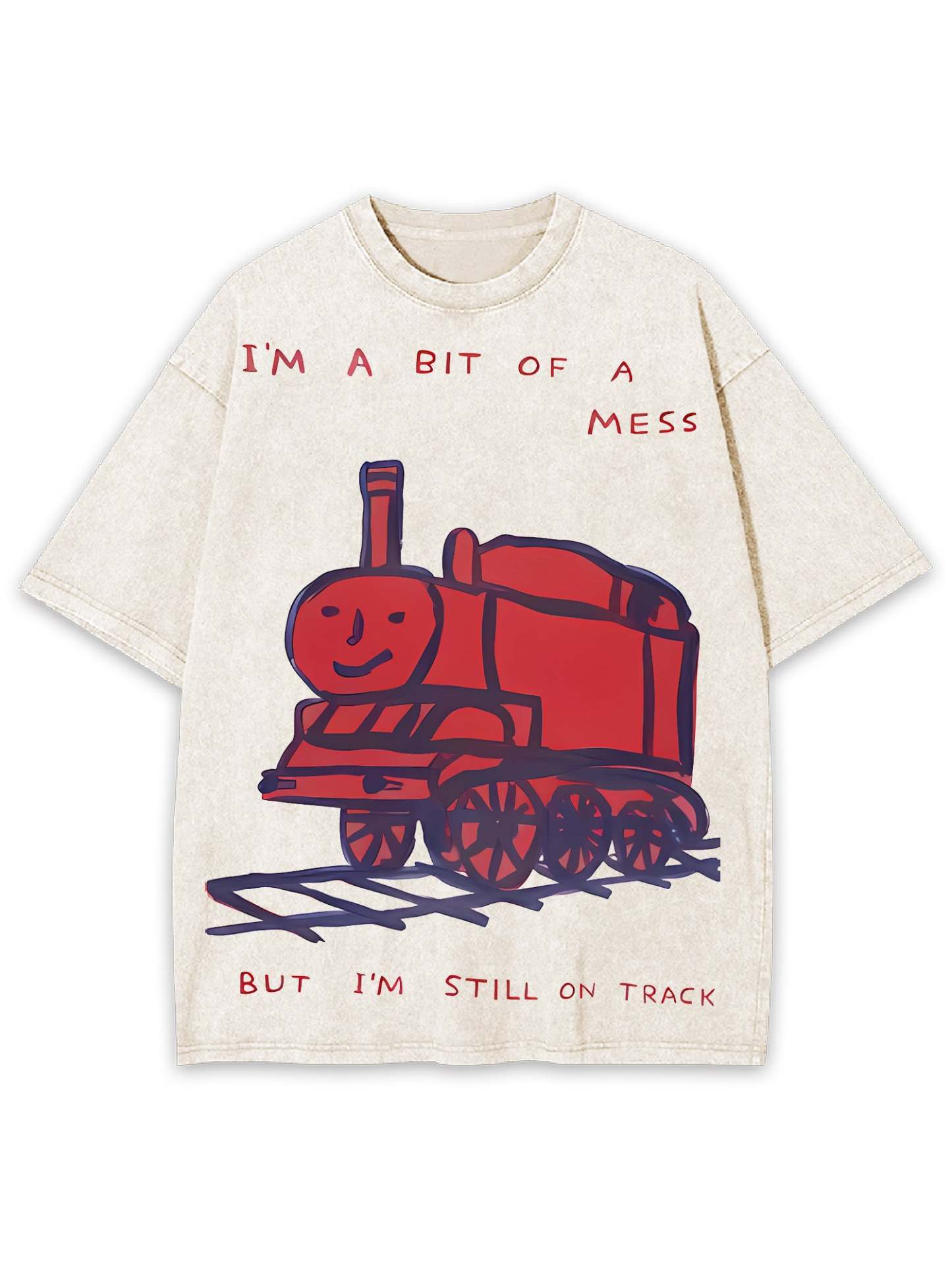 Train Washed Tshirt-ClassyOutlaw