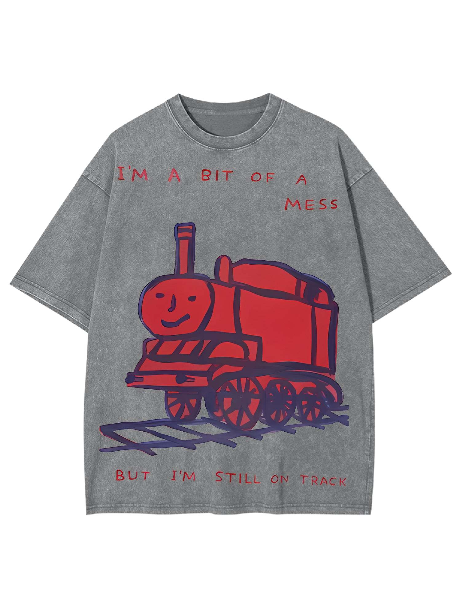 Train Washed Tshirt-ClassyOutlaw