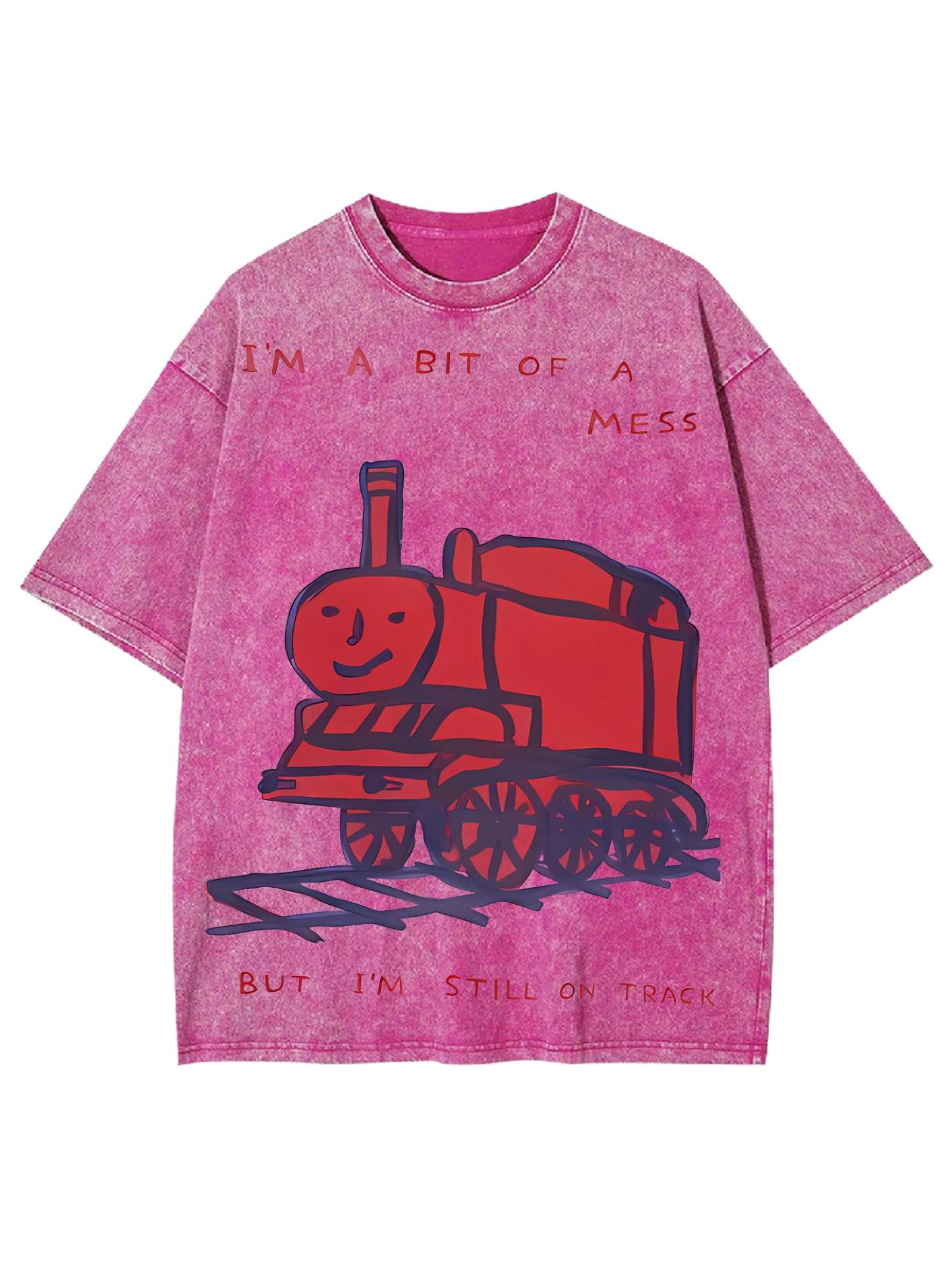 Train Washed Tshirt-ClassyOutlaw