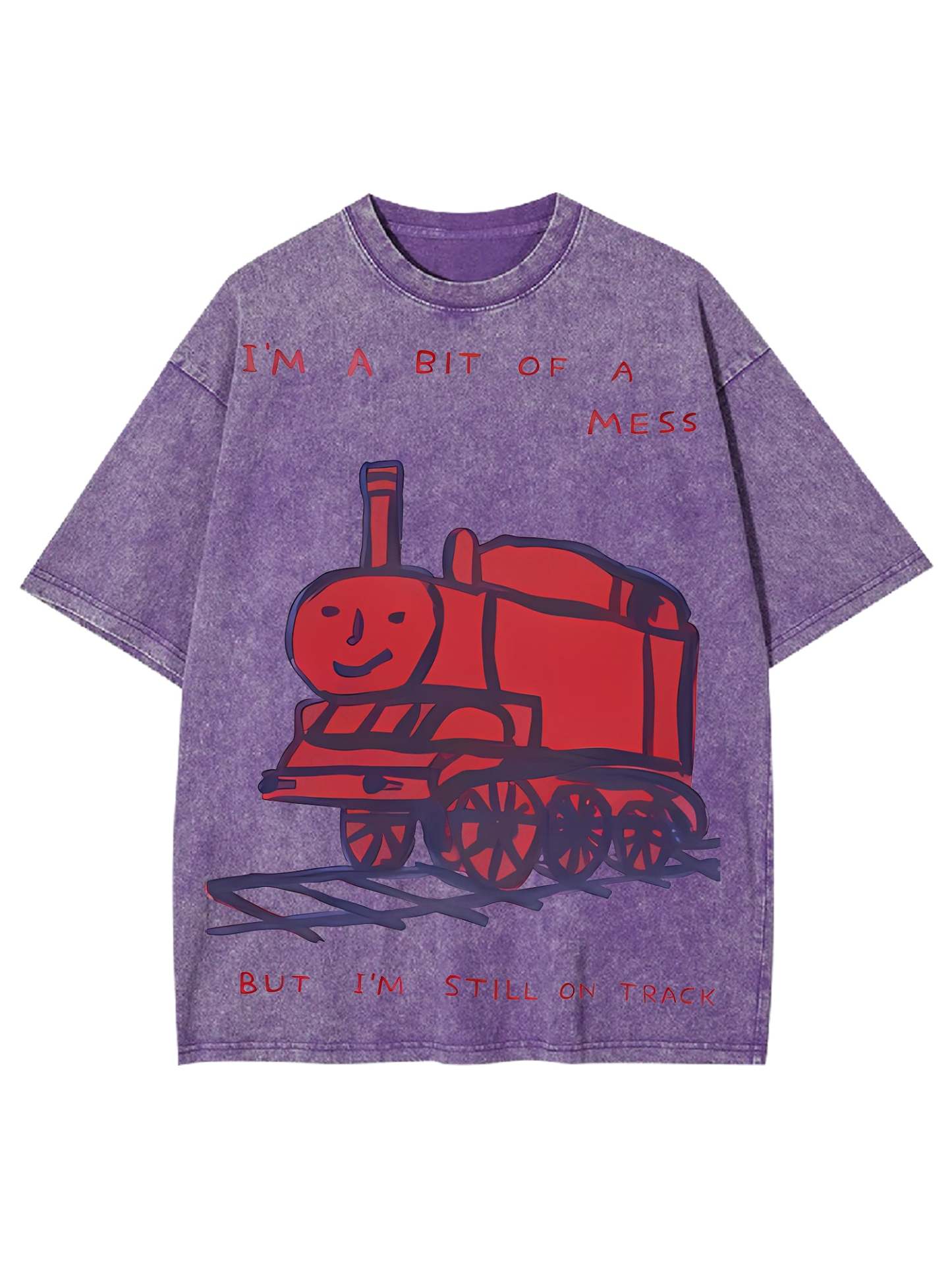 Train Washed Tshirt-ClassyOutlaw